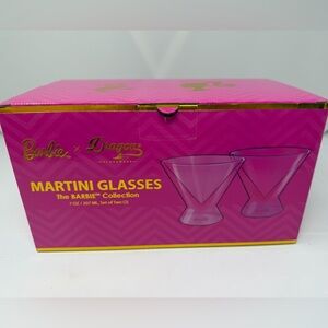 Barbie x Dragon Glassware • Pink Martini Glasses